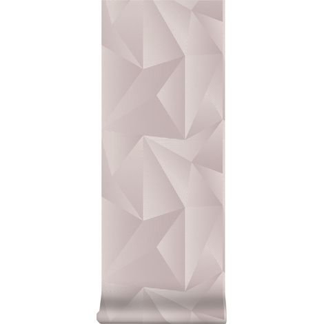 Superfresco Easy Vliestapete 3D Geo Rosa - 10mx52cm (1/5)