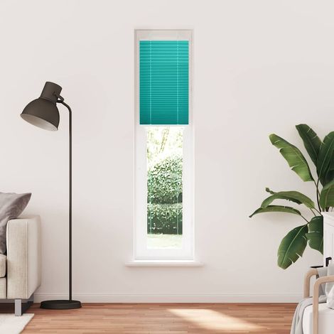 Maison Exclusive - Tenda Plissettata Verde petrolio 40x200 cm Larghezza Tessuto