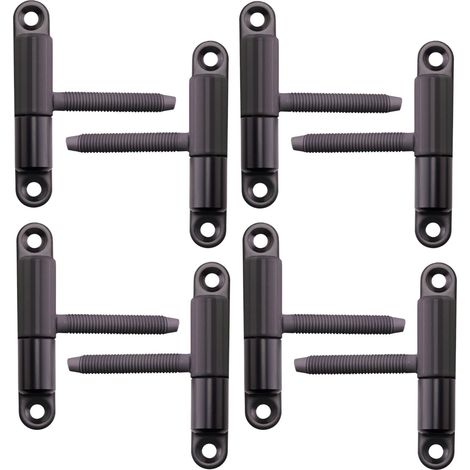 Türband Einbohrband 15 x 83 mm mit Zapfen M8 x 50 mm schwarz, 8 Stück