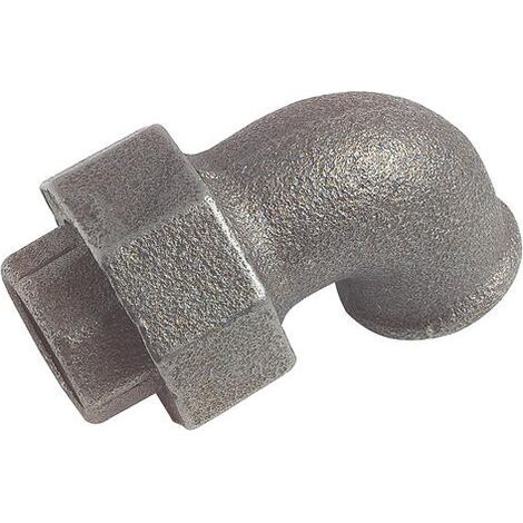 COUDE UNION CONIQUE FONTE NOIRE DOUBLE FEMELLE N° 96