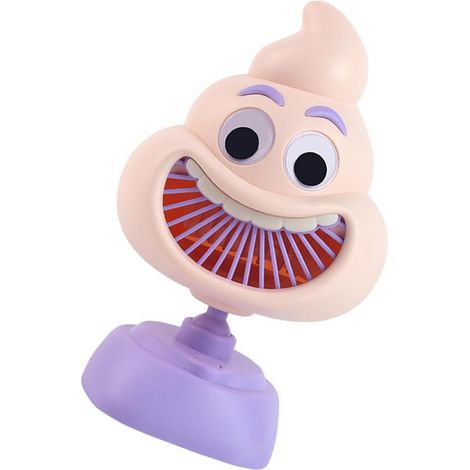 Petit ventilateur individuel en forme de crotte alimenté par USB (1/5)
