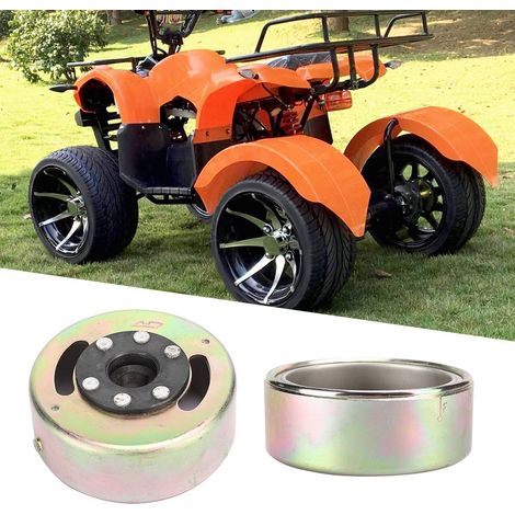 Volant magnétique à rouleau pour démarrage au kick, compatible avec les quads et buggies tout-terrain Pit Pro 125cc et 140cc. (1/5)