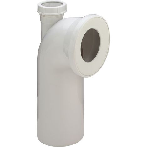 Viega WC -Anschlussbogen 3811.1 90 degrés, blanc, DN 100, connexion supplémentaire (1/3)
