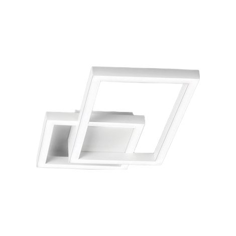 Plafonnier Led 20W Dimmable En Aluminium Blanc Mat - Design Moderne Avec Technologie Cct 3000K 4000K 6000K Pour Intérieur - Luminaire Perenz (1/3)