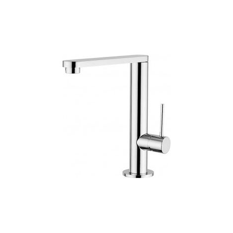 CM 9229MISCCRM Acquamix Miscelatore cucina monocomando con canna piatta girevole colore Cromo (1/4)