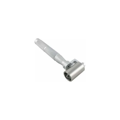 Rouleau Pression Rouleau de Pression Inoxydable 40mm 6.77 pouces Rouleau a Pression Rouleau Pression avec Antidérapant Alliage D\'aluminium pour Poignée Décoration de La Maison Papier Peint Outil (1/5)