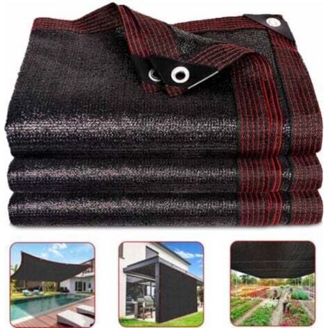 Filet d’ombrage 2x4 m – Tissu polyéthylène HDPE 85 % UV, coupe-vent, pour serre, jardin, pergola ou terrasse (1/4)