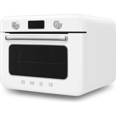 Smeg multifunction countertop oven 50's style with galileo technology white cof01wheu (1/5)