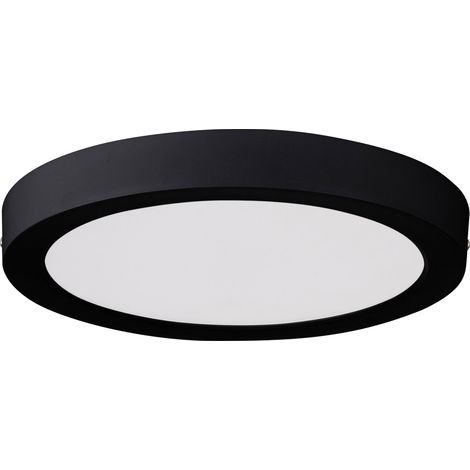 Eglo LED Deckenleuchte Idun-E schwarz Ø 30 cm neutralweiß Deckenlampen & Kronleuchter