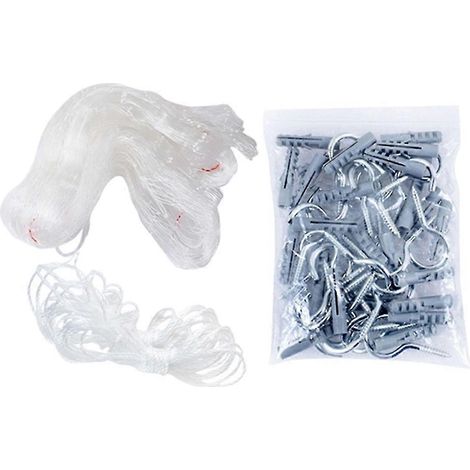 Filet de protection pour balcon 2 x 1,5 m, filet de jardinage pour empêcher les chats de s'échapper ou de tomber (1/5)