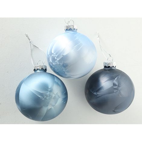 Decorazione per albero di Natale, rotonda, 8 cm, decorazione natalizia, PER decorazione albero di Natale