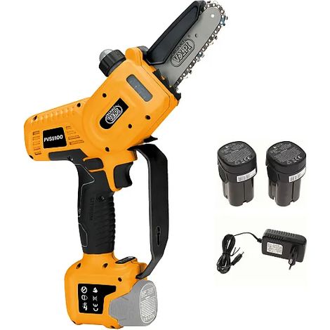 Potatore Volpi PVS5100 con 2 batterie 14,4V 2,5Ah e carica (1/5)