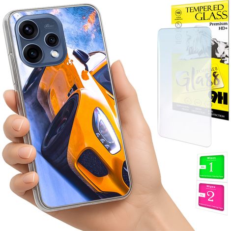 Schutzhülle für Oppo Reno 15 5G: Fotoschutzhülle, Rückseitenschutz + 9H-Glas (1/5)
