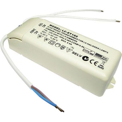 Transformador electrónico TIBELEC de 105 vatios TIBELEC