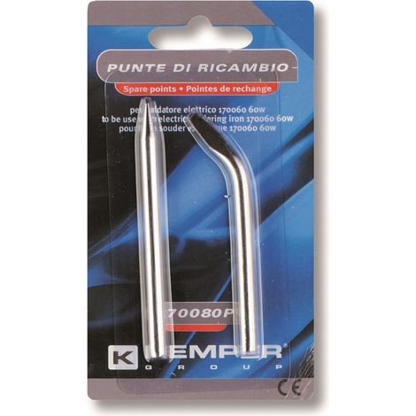 Set Punte di Ricambio per Saldatore Elettrico Accessori per Saldatura Art. 170100P