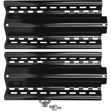 Tente De Chaleur Pour Barbecue - Acier Inoxydable Longueur Réglable - Protection Grille À Gaz - Lot De 2 (1/5)