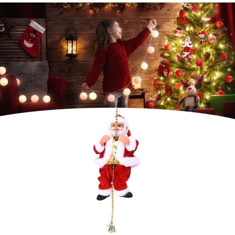 Papá Noel trepador: decoración navideña para colgar en el árbol de Navidad. (1/5)