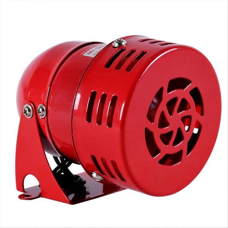 Alarme moteur MS-190 220V 120DB Rouge Mini Alarme moteur métallique Son industriel Protection électrique contre le vol (1/5)