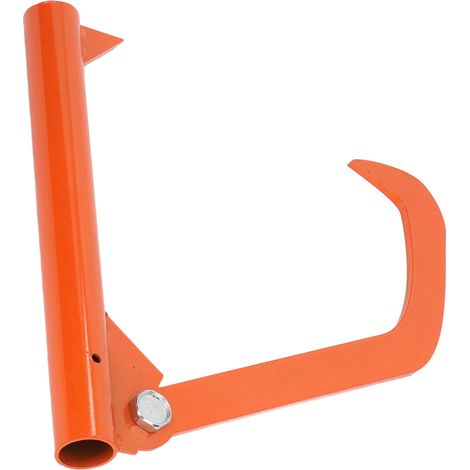 Crochet de bûcheron en acier inoxydable, portable, résistant à la rouille, orange, pour un gain de temps et un confort d'utilisation optimal. (1/5)