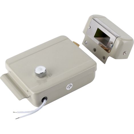 Gâche électrique 9-12 V pour contrôle d'accès, serrures électromagnétiques à 2 fils pour usage communautaire (1/5)