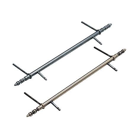 Fiche à tourillon et lacet - laiton vieux - 55x1188 mm (1/3)