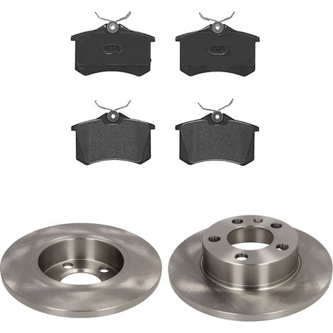 KIT FRENI POSTERIORI compatibile con SEAT IBIZA III (6L1) - DISCHI + PASTIGLIE OEM: P 85 020 , P 85 066 / C4W000ABE /SOSTITUZIONE DIRETTA/BASSA POLVERE/SILENZIOSO (1/5)