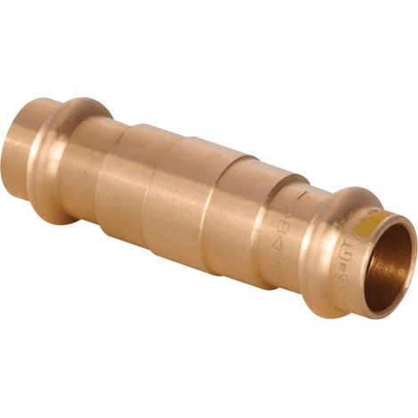 Manchon coulissant cuivre gaz - CONEX BÄNNINGER - FFdiamètre16mm - A sertir (1/2)