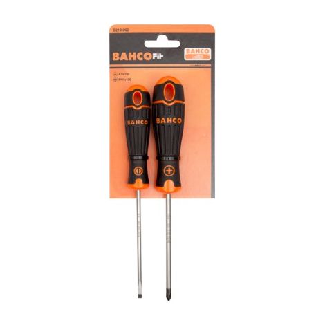 JUEGO 2 DESTORNILLADORES BAHCOFIT PL/PH - BAHCO