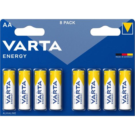 Varta Energy Batterie Stilo AA - Blister 8 Pezzi