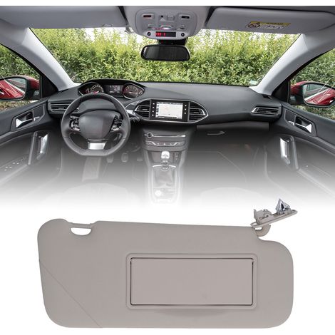 Paire de Pare-Soleil Gris ABS pour Peugeot 308 2011‑2016 et 408 2010‑2014 (1/5)