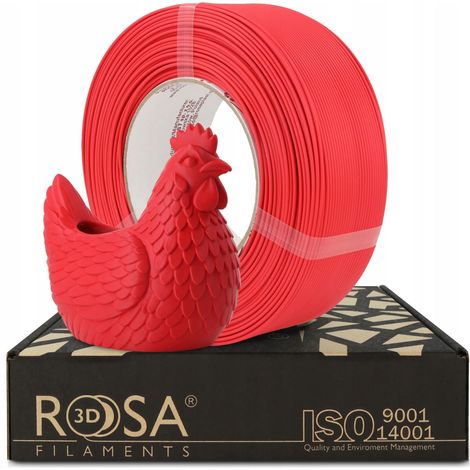 Filamento PLA Speed Speed Matt Raspberry Red per stampa 3D ReFill (1 kg / 1,75 mm) (1/4)