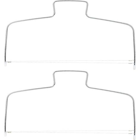 Coupe-gâteau en Acier Inoxydable, Outil de Tranchage Réglable à Double Fil, Accessoires de Cuisson pour Ustensiles de Cuisine (1/5)