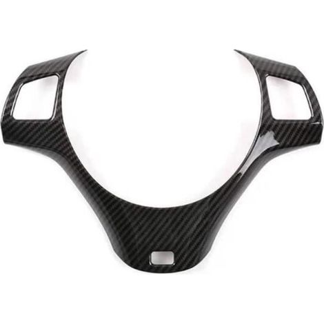 Couverture de Décoration de Volant de Voiture en Fibre de Carbone, Autocollant de Moulage pour BMW Série 1 3 E87 E90 E92 E93 (1/2)