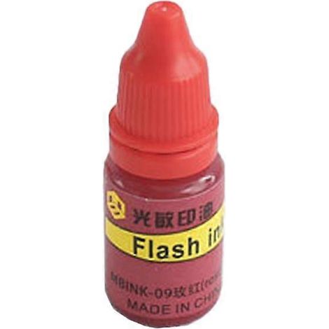 Cartouche d'encre flash de 10 ml pour tampon photosensible, machine à tamponner à l'huile, fournitures de bureau pour le bricolage