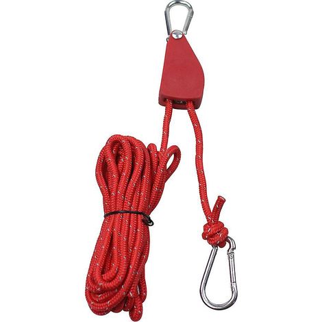 2pice Rouge Corde Descalade En Rappel Auxiliaire 87g 4m (1/5)