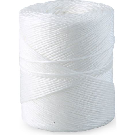 Fil raphia blanc 1,6mm 720g 420m