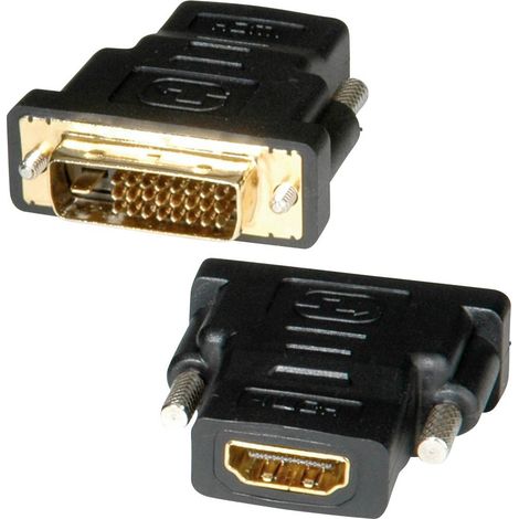 Adaptateur Roline DVI-HDMI, DVI mâle - HDMI femelle, 12/03/3116 (1/3)