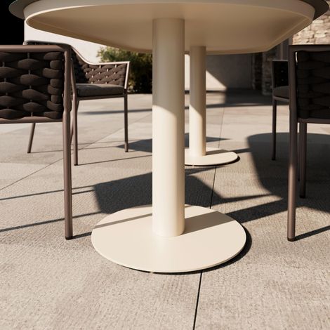 Mömax Gartentisch Monaco Beige ca. 220x100x75cm (1/4)