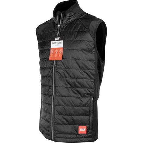 Scan Padded Gilet with Stretch Back - L SCAWWGILETL
