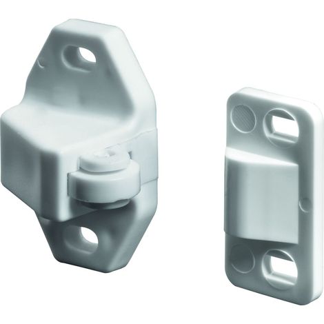 Hettich Möbelschnäpper Rollfix Kunststoff, weiß, 19 x 35 x 27 mm Möbelbeschlag