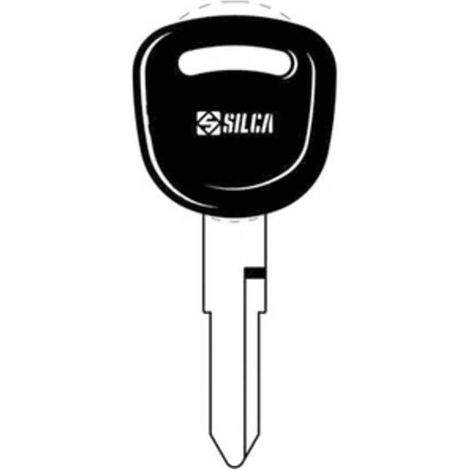 5 x SILCA KYM1P CHIAVE AUTO TESTA PLASTICA ACCIAIO