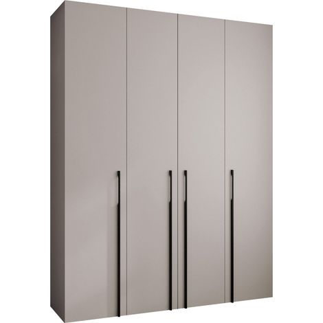 Armoire Hartford 570, Cachemire, 246x190x42cm, Portes d'armoire: Avec des charnières, Nombre d'étagères: 12 (1/5)