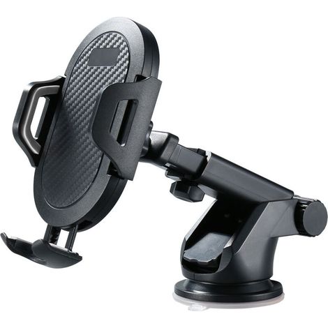 Support de téléphone de voiture, adapté aux grands téléphones, avec un long bras à ventouse (1/5)