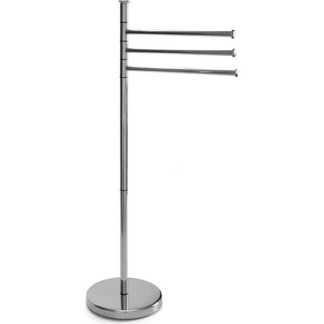 MAURY'S PIANTANA CROMO PORTASCIUGAMANI CON STRUTTURA IN ACCIAIO 20X83 CM USATO COME NUOVO (1/5)