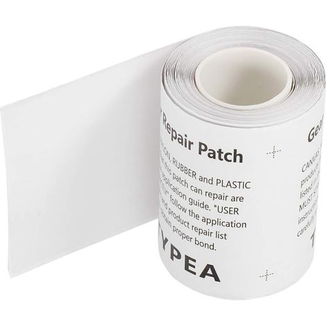 Kit de Réparation de Patchs de Réparation Auto-adhésifs en TPU, Ruban adhésif de réparation Auto-adhésif de Type A pour Matelas Pneumatiques Piscines Châteaux Gonflables Tentes (1/5)