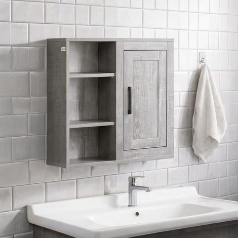 Meuble de salle de bain en melamina de Madeira 48 x 20 x 50 cm (1/5)