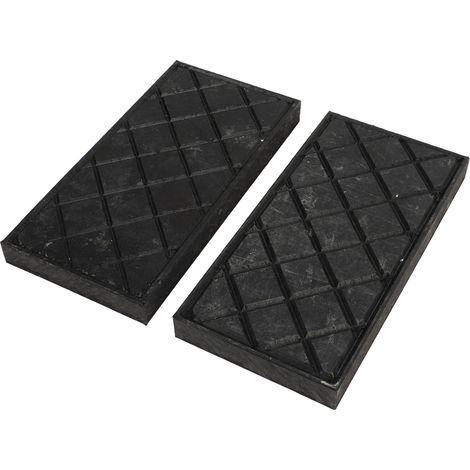 Lot de 2 patins de nivellement épais, universels et flexibles pour caravanes, remorques et bateaux. (1/5)