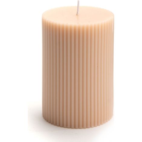 Amadeus - Bougie Strie Petit modèle nude (lot de 6) (1/2)