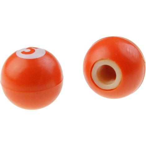 Tapones de válvula AV, bolas decorativas naranjas (1/3)