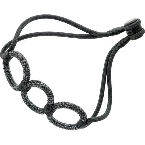 Embrasse à rideaux 30cm Anthracite/Argent - BOULET (1/4)